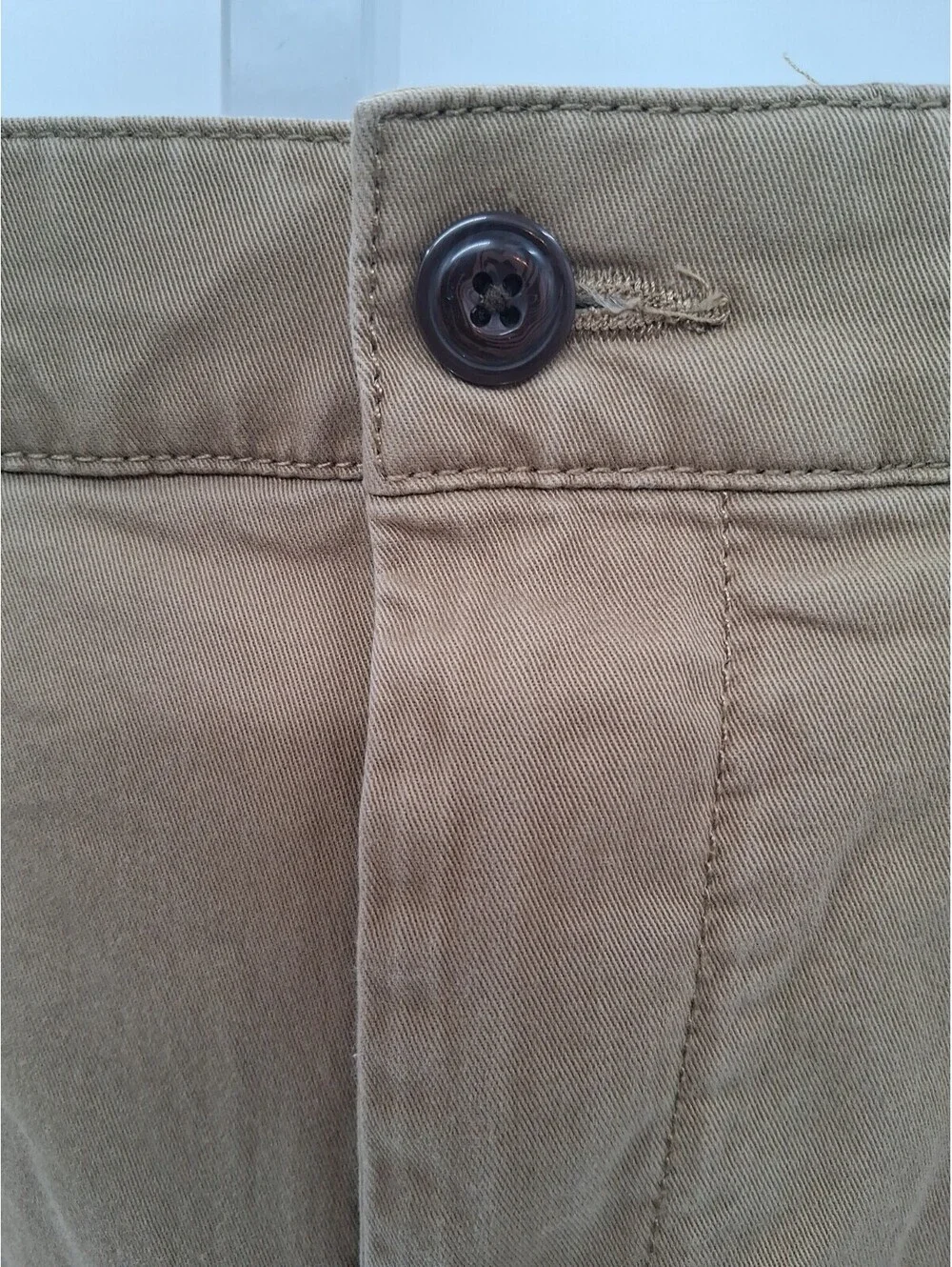 L.L. Bean Chino Shorts Mens 44 Tan Khaki Standard Fit Casual Work Outdoor